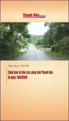 Cảnh báo lũ trên các sông tỉnh Thanh Hóa