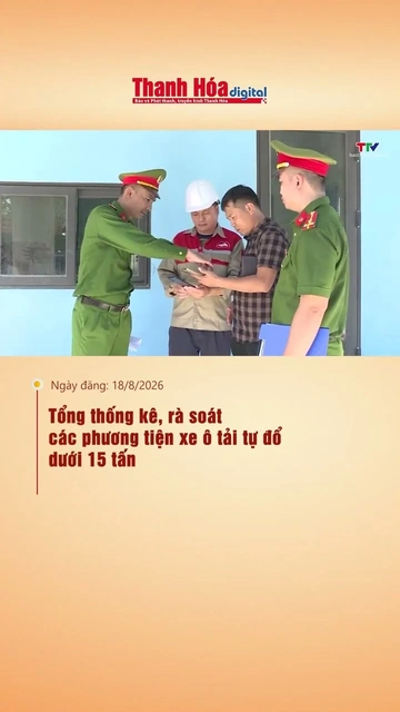 Tổng thống kê, rà soát các phương tiện xe ô tải tự đổ dưới 15 tấn