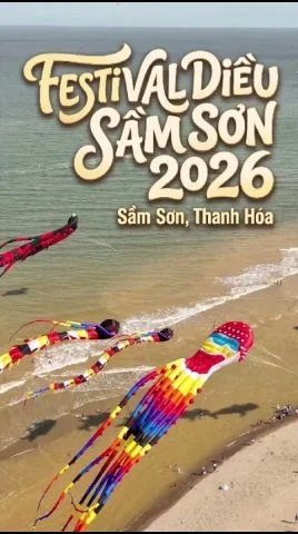 Lần đầu tiên Festival diều được tổ chức tại phố biển Sầm Sơn
