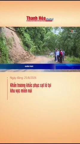 Khẩn trương khắc phục sạt lở tại khu vực miền núi