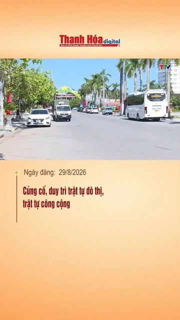 Củng cố, duy trì trật tự đô thị, trật tự công cộng