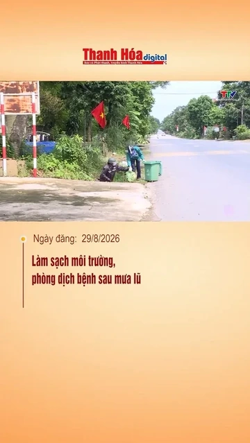 Làm sạch môi trường, phòng dịch bệnh sau mưa lũ