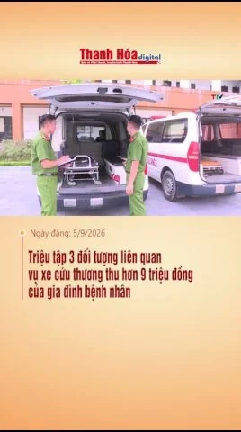 Triệu tập 3 đối tượng liên quan vụ xe cứu thương thu hơn 9 triệu đồng của gia đình bệnh nhân