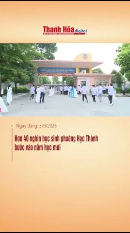 Hơn 40 nghìn học sinh phường Hạc Thành bước vào năm học mới