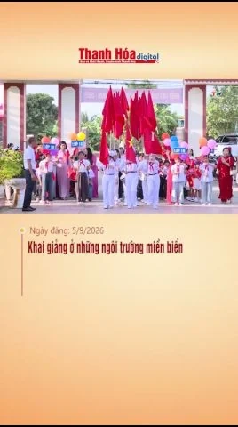Khai giảng ở những ngôi trường miền biển