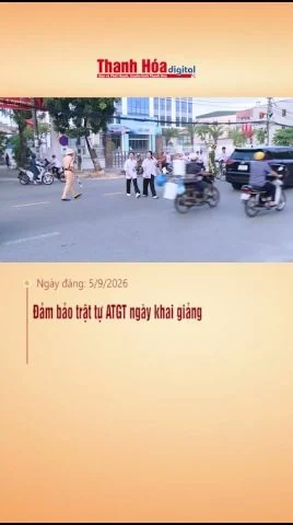 Đảm bảo trật tự ATGT ngày khai giảng