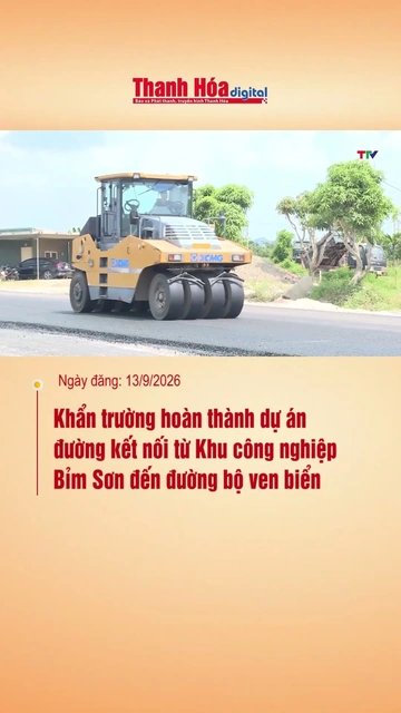 Khẩn trương hoàn thành dự án đường kết nối từ khu công nghiệp Bỉm Sơn đến đường bộ ven biển