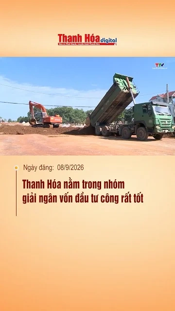 Thanh Hóa nằm trong nhóm giải ngân vốn đầu tư công rất tốt