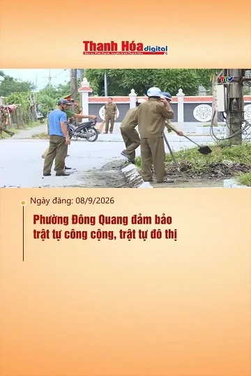 Phường Đông Quang đảm bảo trật tự công cộng, trật tự đô thị