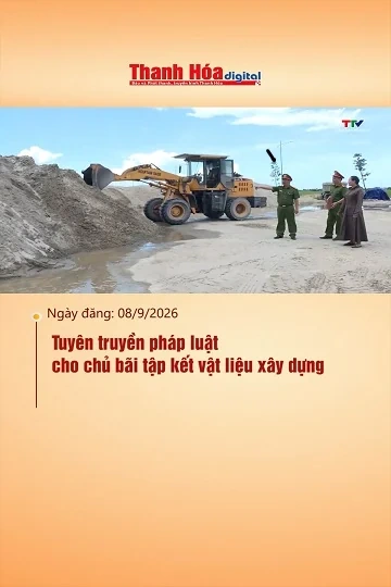 Tuyên truyền pháp luật cho chủ bãi tập kết vật liệu xây dựng