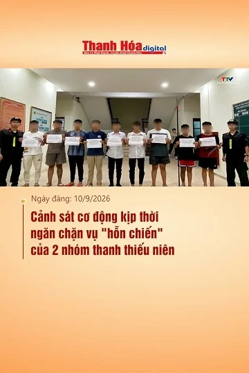 Cảnh sát cơ động kịp thời ngăn chặn vụ “hỗn chiến” của 2 nhóm thanh thiếu niên