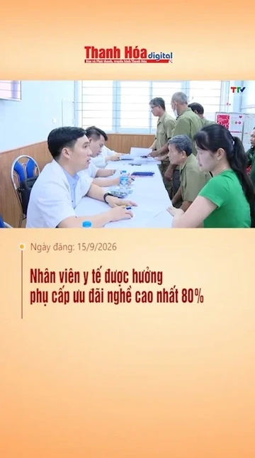 Nhân viên y tế được hưởng phụ cấp ưu đãi nghề cao nhất 80%