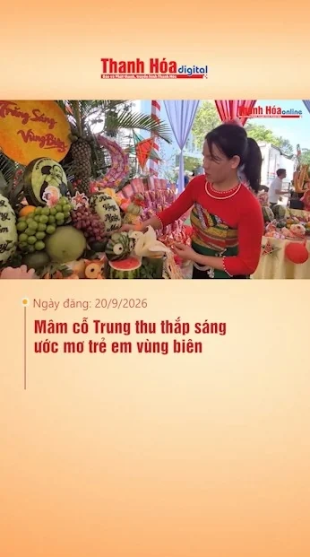 Mâm cỗ Trung thu thắp sáng ước mơ trẻ em vùng biên