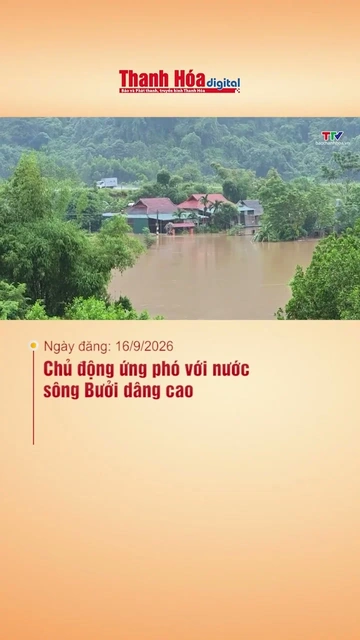 Chủ động ứng phó với nước sông Bưởi dâng cao