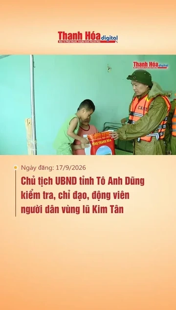 Chủ tịch UBND tỉnh Tô Anh Dũng kiểm tra, chỉ đạo, động viên người dân vùng lũ Kim Tân