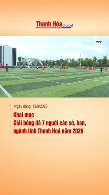 Khai mạc Giải bóng đá 7 người các sở, ban, ngành tỉnh Thanh Hoá năm 2026