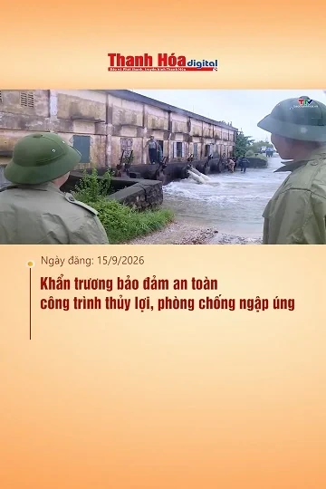 Khẩn trương bảo đảm an toàn công trình thủy lợi, phòng chống ngập úng