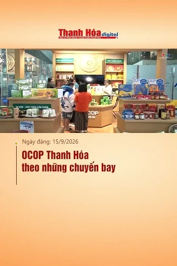 OCOP Thanh Hóa theo những chuyến bay