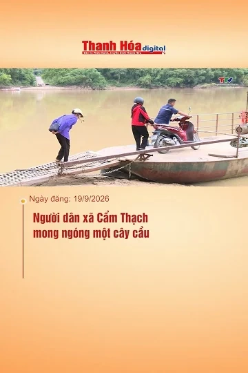 Người dân xã Cẩm Thạch mong ngóng một cây cầu