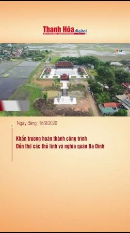 Khẩn trương hoàn thành công trình Đền thờ các thủ lĩnh và nghĩa quân Ba Đình