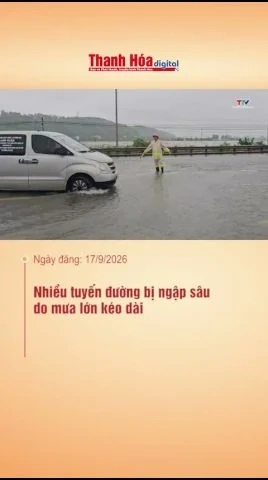 Nhiều tuyến đường bị ngập sâu do mưa lớn kéo dài