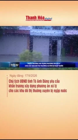 Chủ tịch UBND tỉnh Tô Anh Dũng yêu cầu khẩn trương xây dựng phương án cho các KĐT thường xuyên bị ngập nước