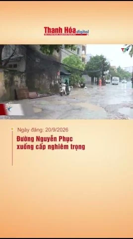Đường Nguyễn Phục xuống cấp nghiêm trọng