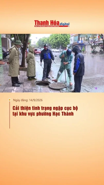 Cải thiện tình trạng ngập cục bộ tại khu vực phường Hạc Thành