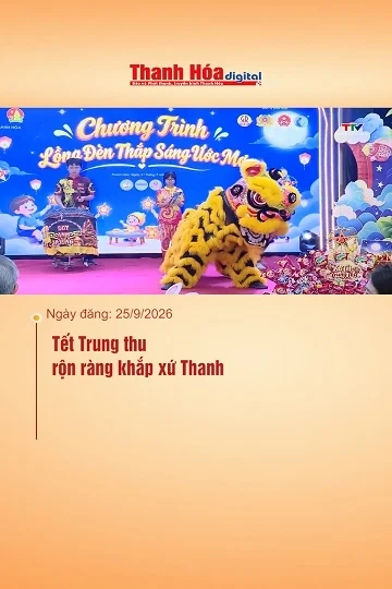 Tết Trung thu rộn ràng khắp xứ Thanh