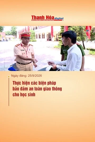 Thực hiện các biện pháp bảo đảm an toàn giao thông cho học sinh