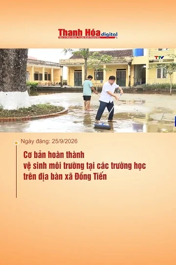 Cơ bản hoàn thành vệ sinh môi trường tại các trường học trên địa bàn xã Đồng Tiến