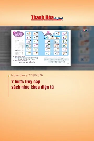 7 bước truy cập sách giáo khoa điện tử