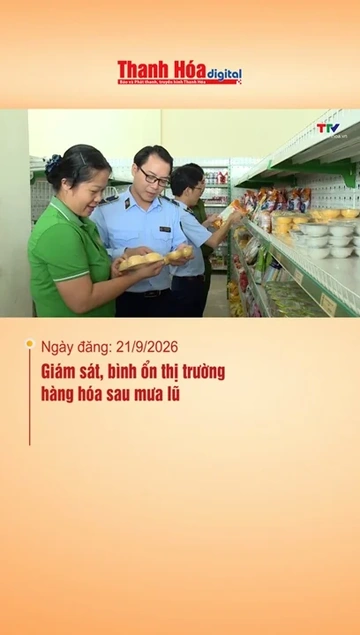 Giám sát, bình ổn thị trường hàng hóa sau mưa lũ