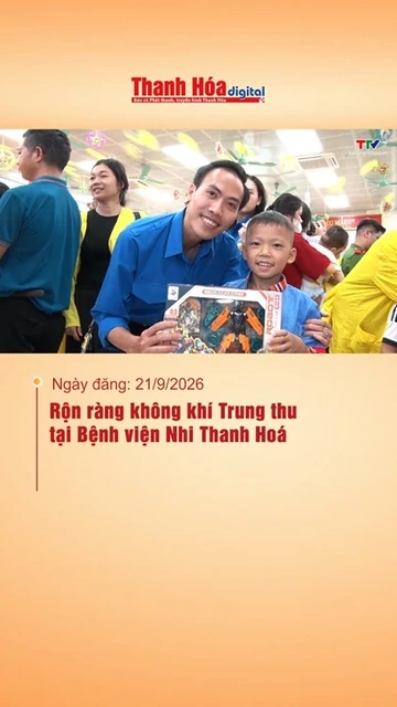 Rộn ràng không khí Trung thu tại Bệnh viện Nhi Thanh Hoá
