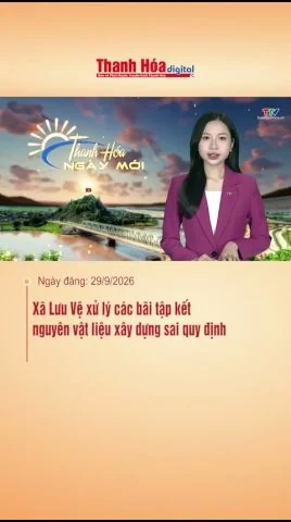 Xã Lưu Vệ xử lý các bãi tập kết nguyên vật liệu xây dựng sai quy định