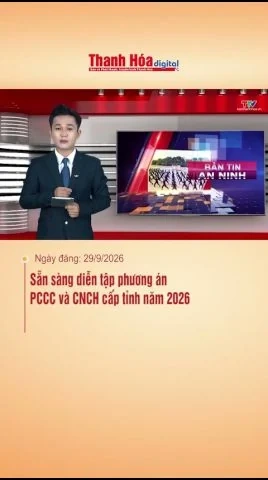Sẵn sàng diễn tập phương án PCCC và CNCH cấp tỉnh năm 2026