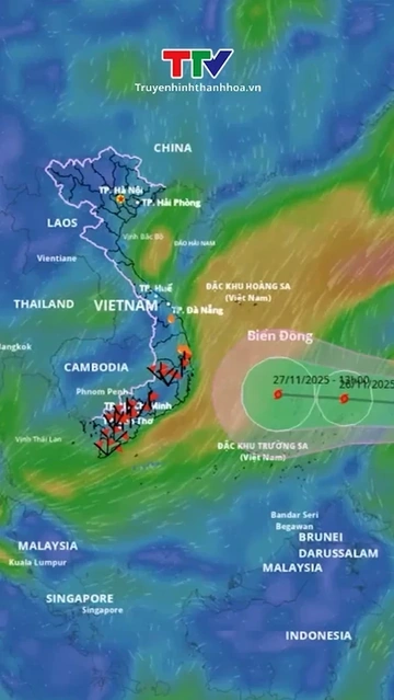 Đêm nay, áp thấp nhiệt đới sẽ vào Biển Đông, sau đó có thể thành bão số 15