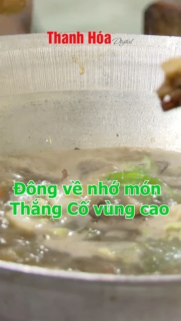 Đông về nhớ món Thắng Cố vùng cao