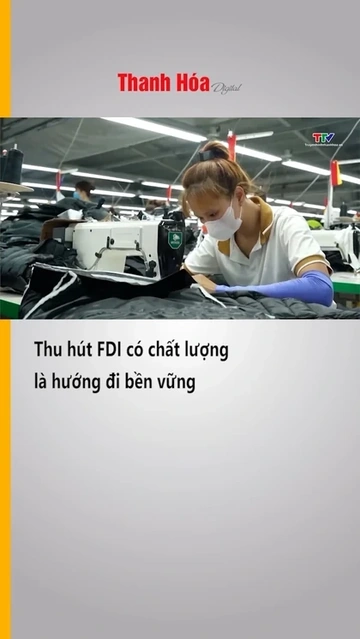 Thu hút FDI có chất lượng là hướng đi bền vững