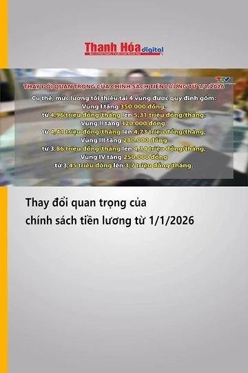 Thay đổi quan trọng của chính sách tiền lương từ 1/1/2026