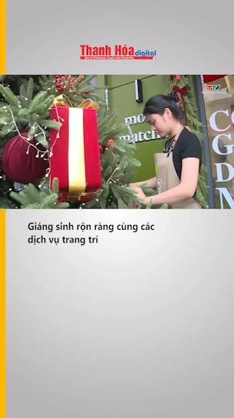 Giáng sinh rộn ràng cùng các dịch vụ trang trí