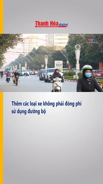 Thêm các loại xe không phải đóng phí sử dụng đường bộ