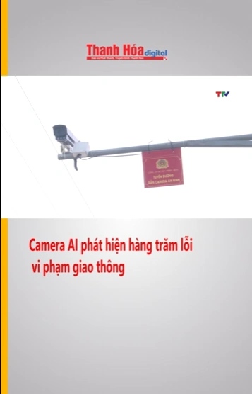 Camera AI phát hiện hàng trăm lỗi vi phạm giao thông