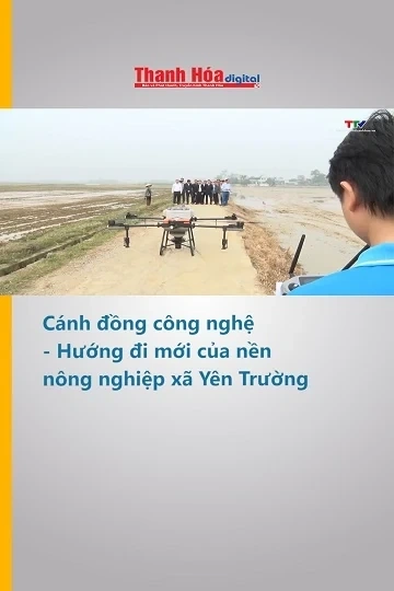Cánh đồng công nghệ - Hướng đi mới của nền nông nghiệp xã Yên Trường