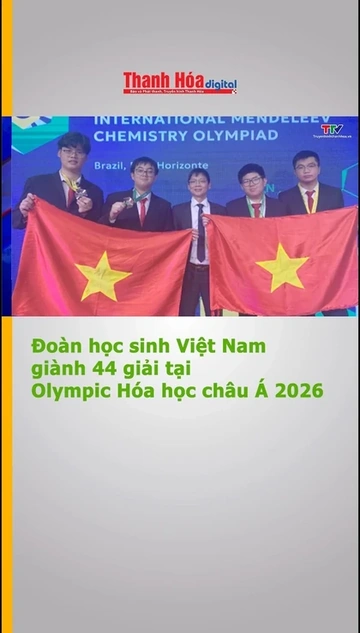 Đoàn học sinh Việt Nam giành 44 giải tại Olympic Hóa học châu Á 2026