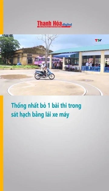 Thống nhất bỏ 1 bài thi trong sát hạch bằng lái xe máy