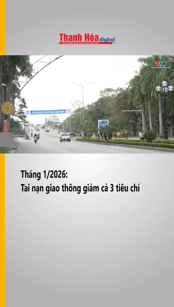 Tháng 1/2026: Tai nạn giao thông giảm cả 3 tiêu chí