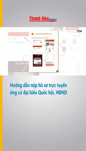Hướng dẫn nộp hồ sơ trực tuyến ứng cử đại biểu Quốc hội, HĐND