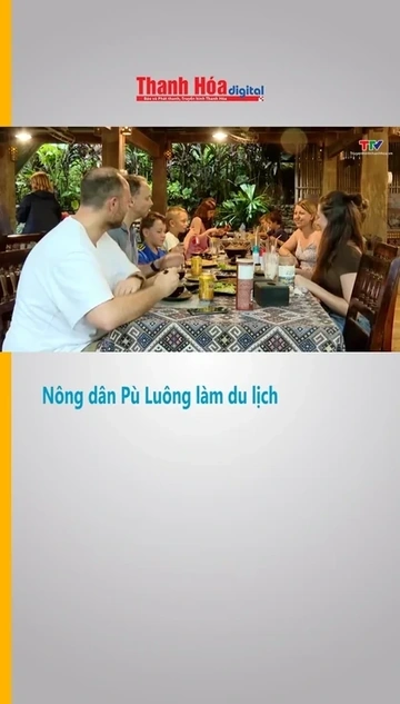 Nông dân Pù Luông làm du lịch
