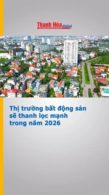 Thị trường bất động sản sẽ thanh lọc mạnh trong năm 2026